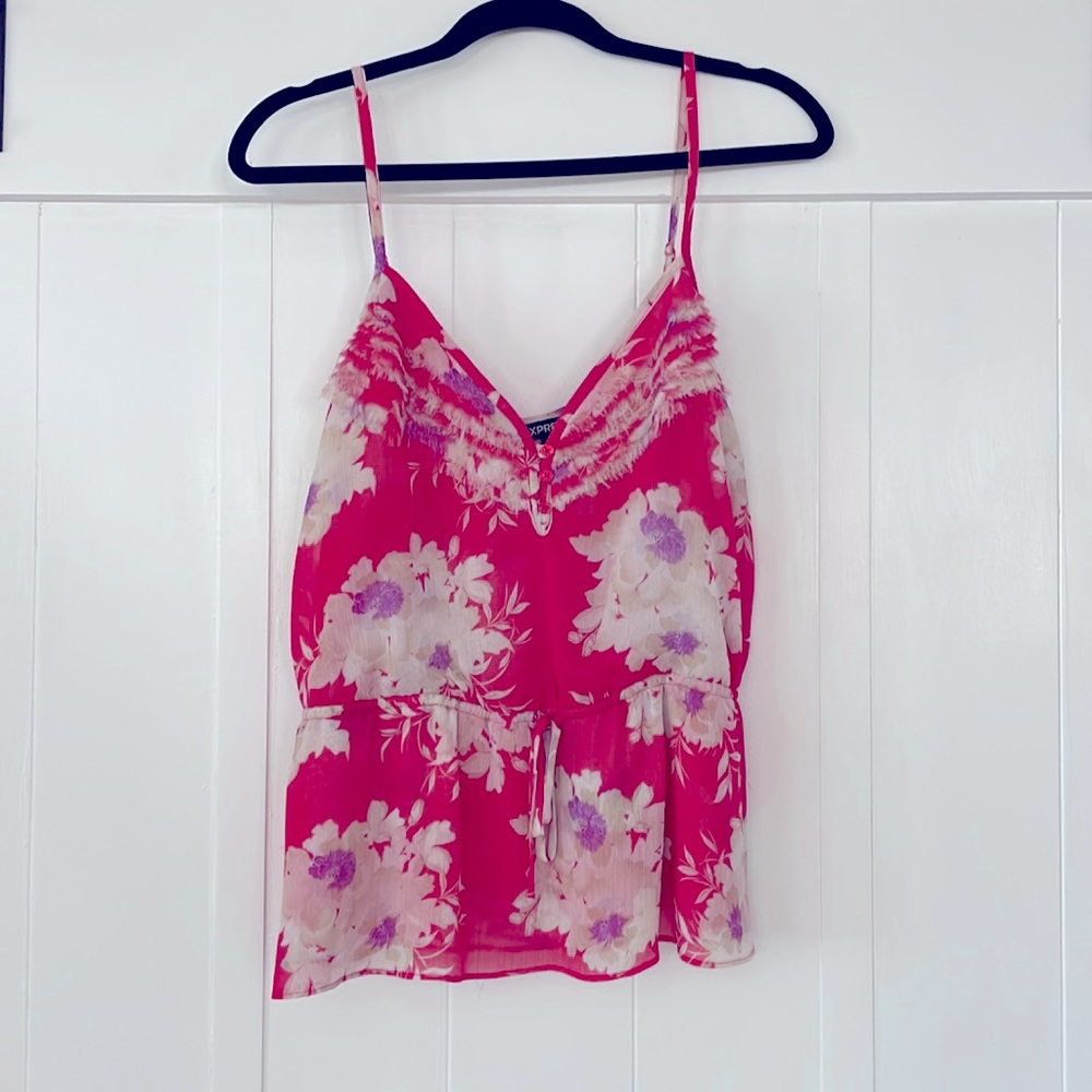Express floral blouse